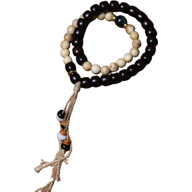 爵倾 水墨丹青来财 黑檀 珠串 男女同款情侣款