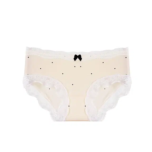 轻迎 中腰冰丝抑菌全棉薄款透气无痕内裤 女款 组合装