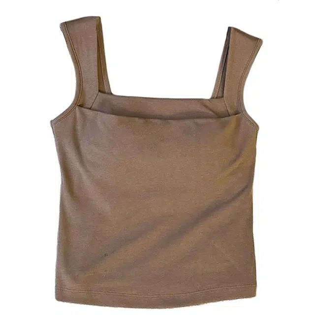 俞兆林 宽肩带美背带胸垫可外穿温柔风露背内搭背心 女款