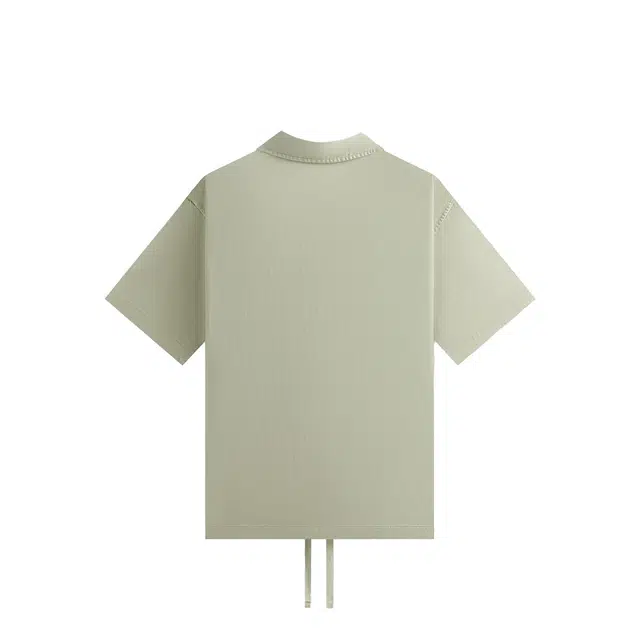 KITH SS25 Washed Denim Glen Polo