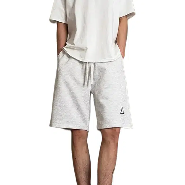 徐百货 三角标刺绣美式篮球运动五分裤裤子潮流百搭宽松舒适休闲短裤 男女同款