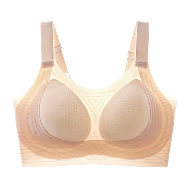 草本初色 果冻胶无痕凉感透气软支撑轻盈裸感收副乳防下垂文胸 女款