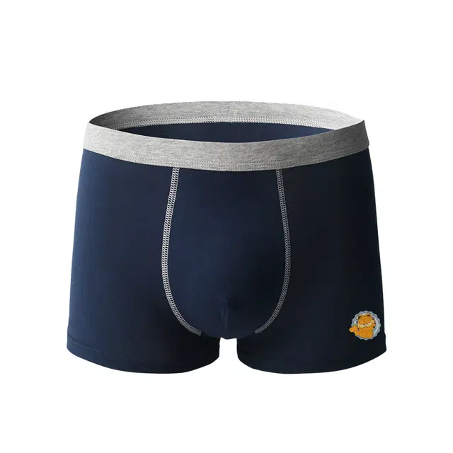 加菲猫家族 无痕透气亲肤舒适四角裤时尚宽松内裤 男款 组合装
