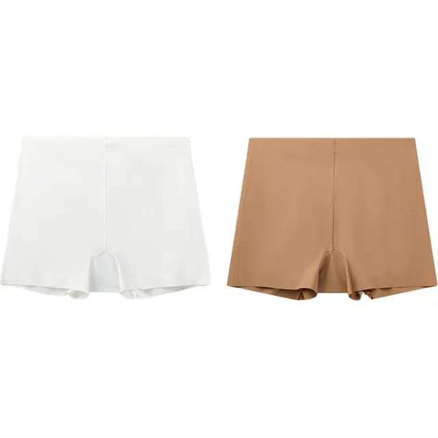 三福 轻薄抗菌纯棉裆纯色简约平角裤中腰内裤 女款