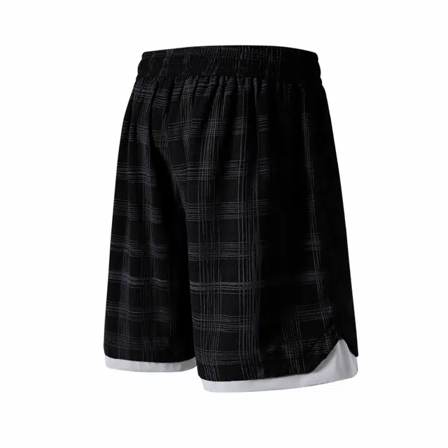 金贝勒 耐磨舒适透气百搭时尚裤图案印花休闲短裤 男女同款