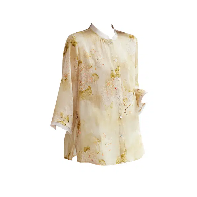 水墨佳人 时尚舒适短袖衬衫 女款