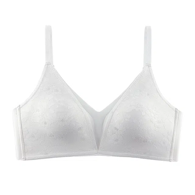 二三二三 透气吸汗不闷聚拢有型防下垂亲肤柔软抑菌舒适侧收副乳无痕简约可爱甜美时尚百搭文胸 女款