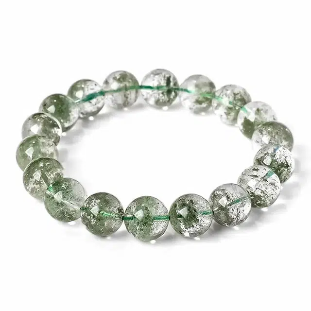 彗时 时来运转 水逆消散 小众设计高级感 发财暴富 好运连连 气质百搭天然 绿幽灵 手串 男女同款情侣款