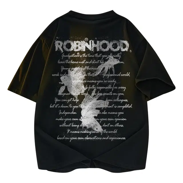 ROBINHOOD Logo Print T-Shirt