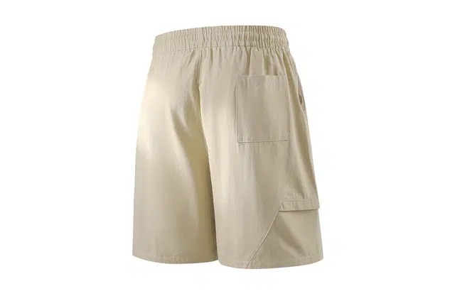 木林森 日常通勤户外舒适百搭潮流纯色简约五分休闲短裤 男女同款