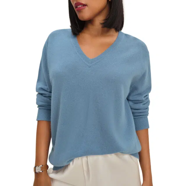 REFORMATION Remi Cashmere V Neck V