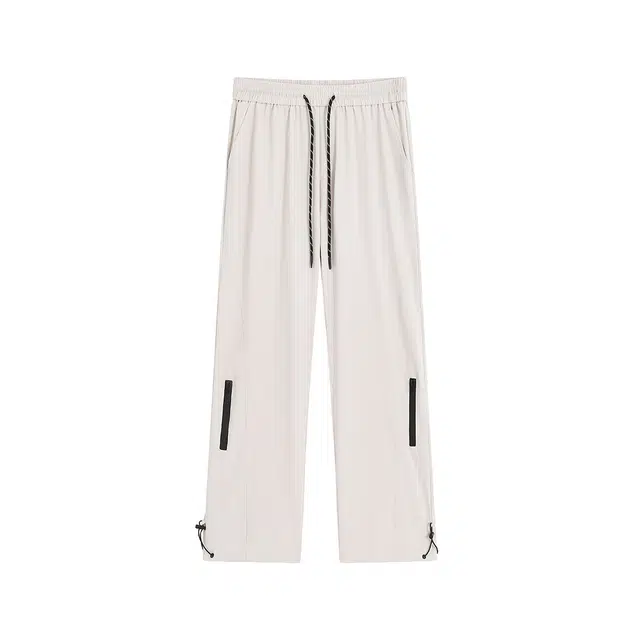 零氏 户外简约轻薄透气速干运动百搭直筒休闲裤 男女同款