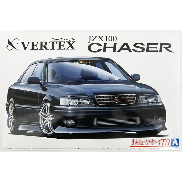 AOSHIMA 124 The Tuned Car No.10 VERTEX JZX100ChaserTourV