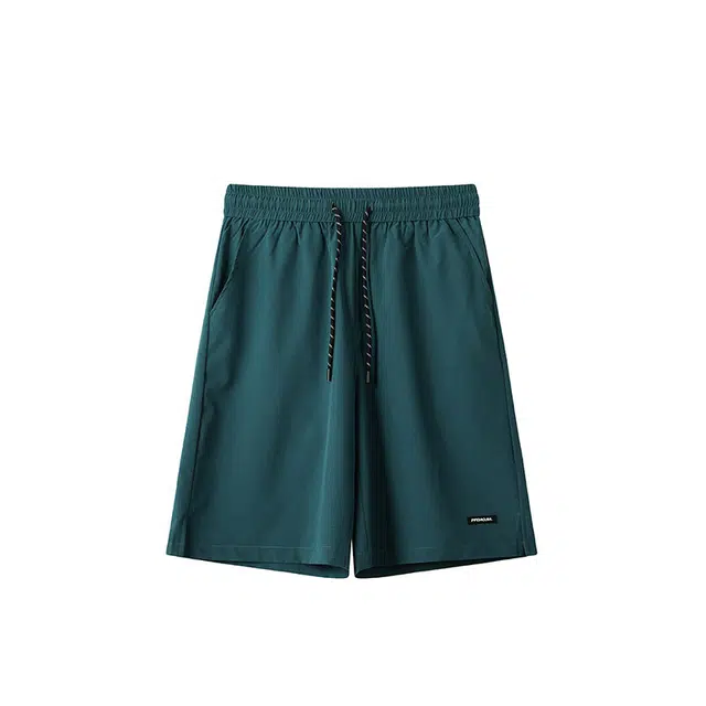 颂希尔 复古五分薄款纯色宽松休闲短裤 男女同款