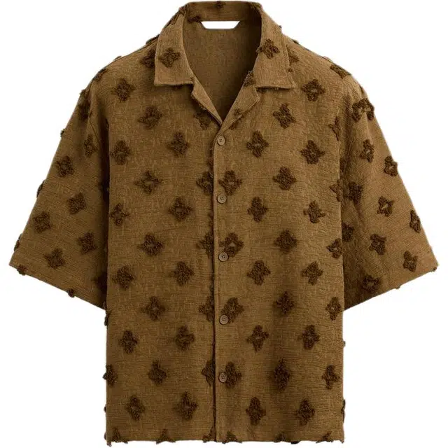 ZARA Jacquard Loose Fit Shirt