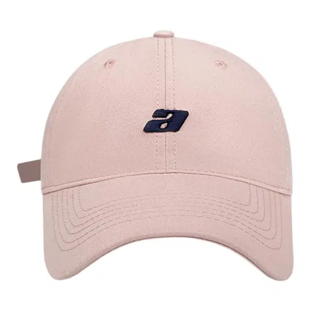 小猪班纳 刺绣软顶大头围时尚韩版显脸小防晒遮阳潮学生百搭 棉 鸭舌帽 男女同款情侣款