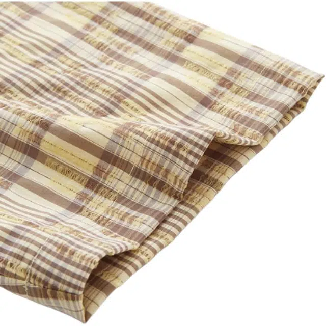 三福 肌理格休闲时尚翻领短袖衬衫 男款