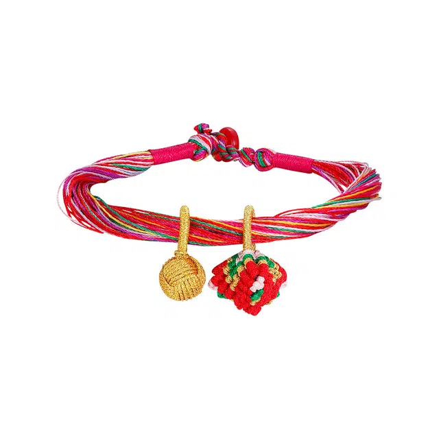 秦福炫 新中式国潮复古平安吉祥纳福高级感 编织绳 手绳 男女同款情侣款