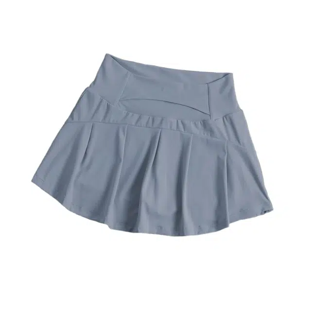 怪力萝莉  防走光带口袋高腰普拉提健身裙专业跑步训练  瑜伽短裙  女款