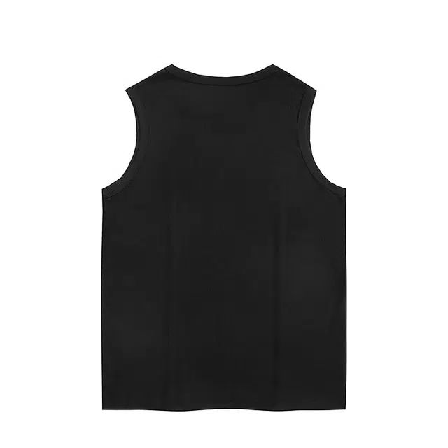 颂希尔 重磅螺纹纯色健身坎肩休闲夏季无袖背心 男女同款