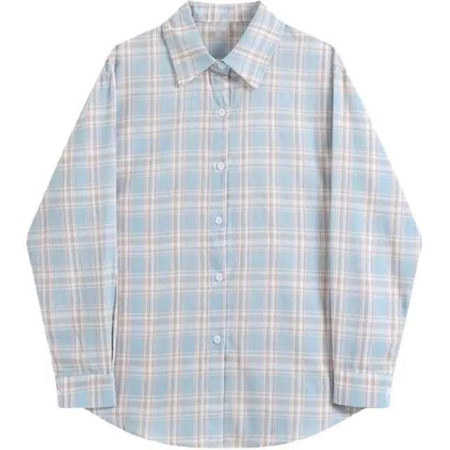 木清清 宽松薄款翻领长袖衬衫 女款