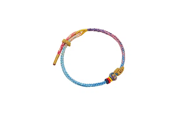 【逢考上岸 落笔生花】 迎百宝 文殊七慧金笔结 考研高考中考上岸 下笔如神妙笔生花 幸运端午五彩绳 好运加持 织物 手绳 男女同款情侣款