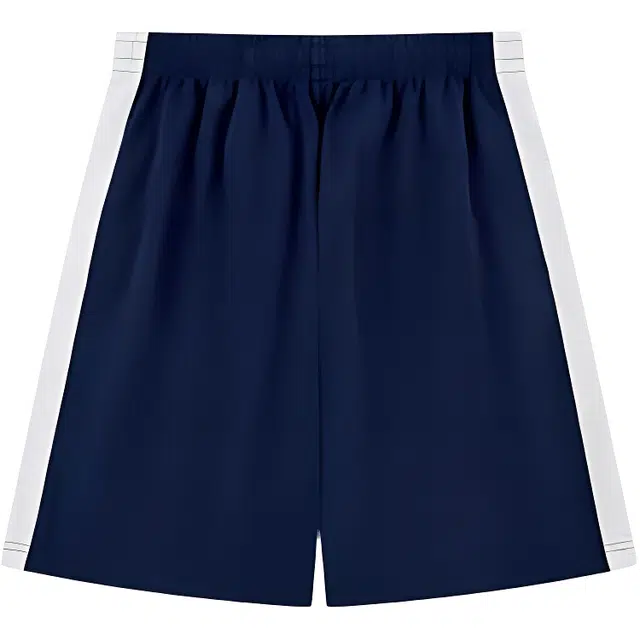 乔丹 质燥 透气舒适休闲简约拼色运动短裤 男款 锦带蓝/银铃灰花纱