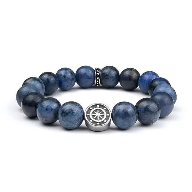 【蓝海澈】 眰恦 海浪的颜色 小众设计 百搭轻奢 提升气质 平静心情 旺财运 早日暴富#好运天然 蓝纹石 手串 男女同款情侣款