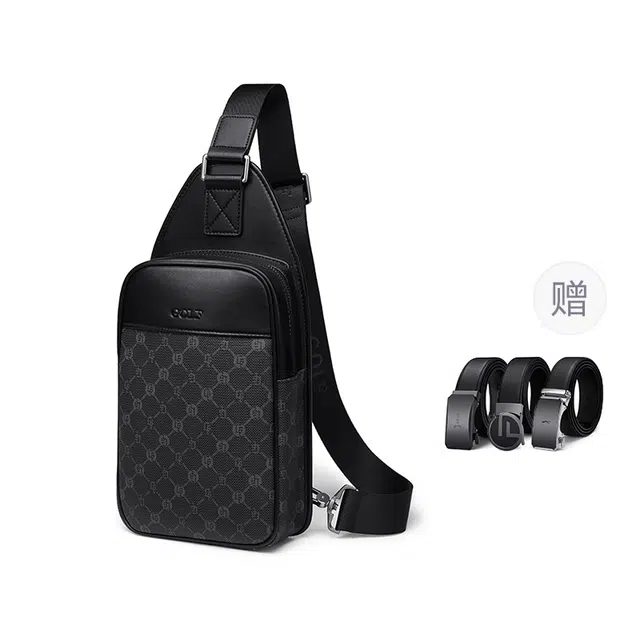 GOLF Crossbody Bag Grey Black