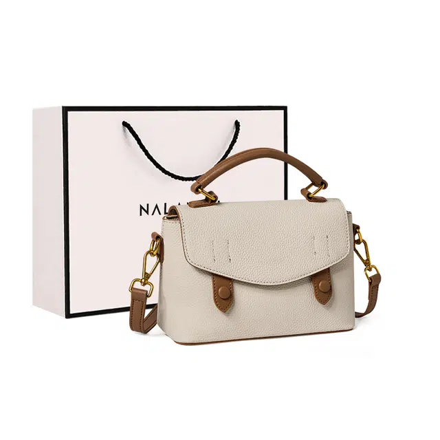 纳兰杜 时尚简约休闲百搭高级感 牛皮 手提包 小号 女款 多色
