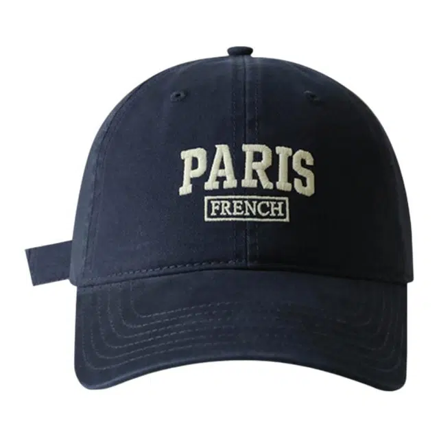 小猪班纳 显脸小字母刺绣韩版软顶防晒遮阳 棉 鸭舌帽 男女同款情侣款