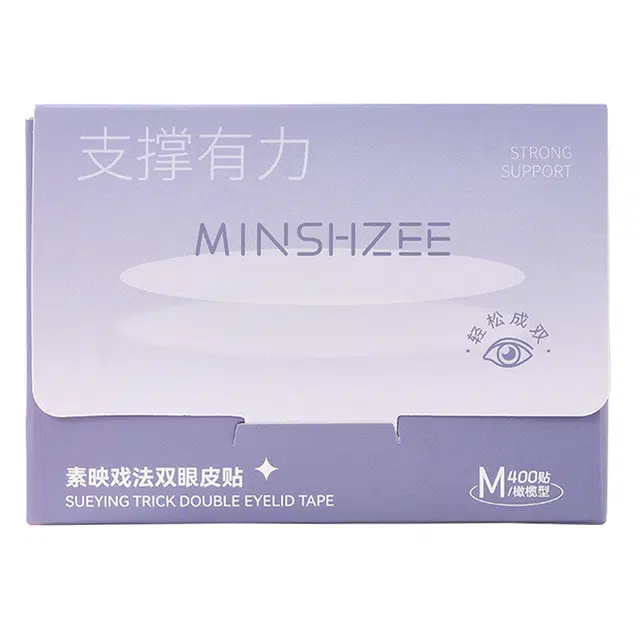 茗希芝 隐形双眼皮贴无痕内双肿泡美目贴美妆工具蕾丝 双面肤色蕾丝