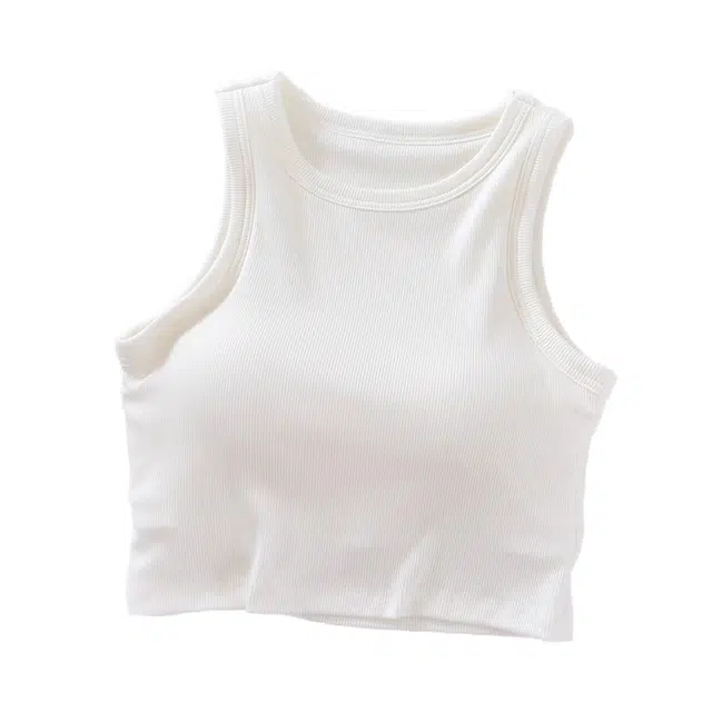 缪斯的诱惑 打底内搭无螺纹亲肤透气百搭修身短款背心 女款