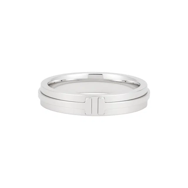 TIFFANY CO. T 18K 4.5mm