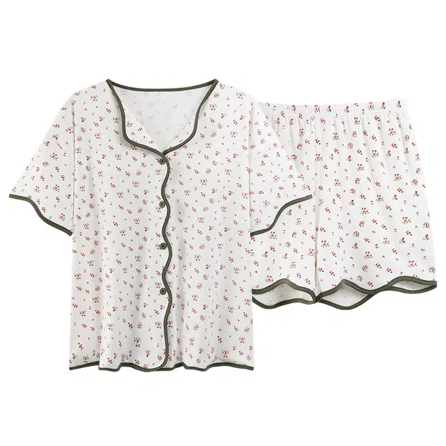 好福份 带胸垫甜美可爱舒适家居服睡衣套装 女款