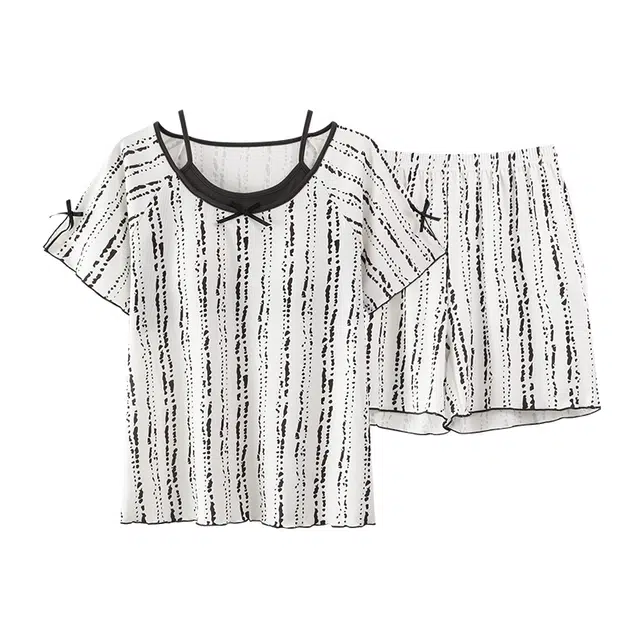 好福份 带胸垫可爱甜美家居服睡衣套装 女款