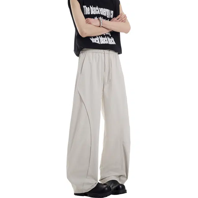 Jungle Panda Banana Curved Pants