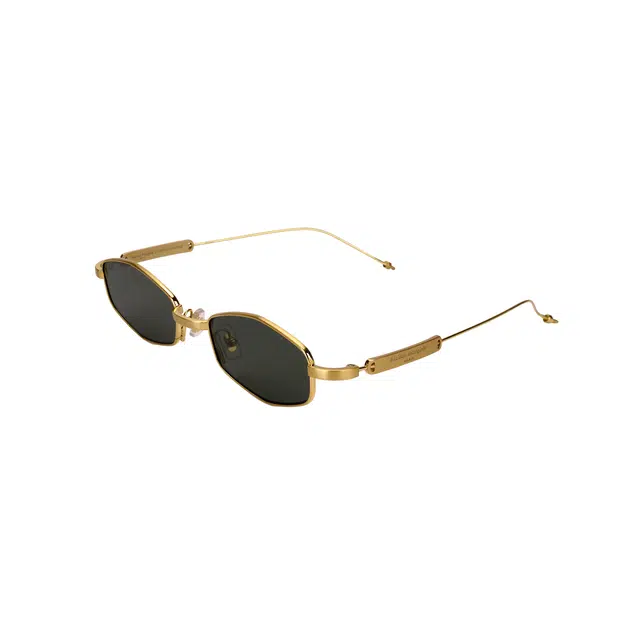 Gentle Monster Irregular Sunglasses Gold