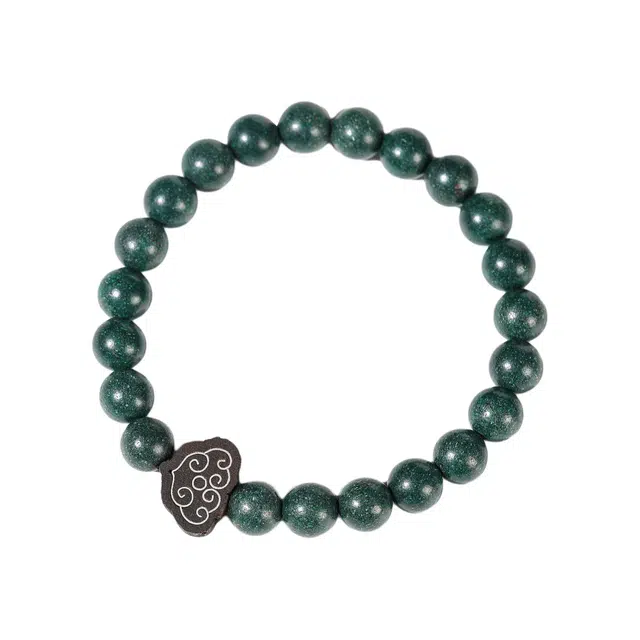 灵晔 新中式国潮文艺复古风轻奢小众百搭设计祥云招财纳福大吉大利诸事顺遂平安喜乐文玩盘玩佛珠#好运 合香珠 手串 男女同款情侣款