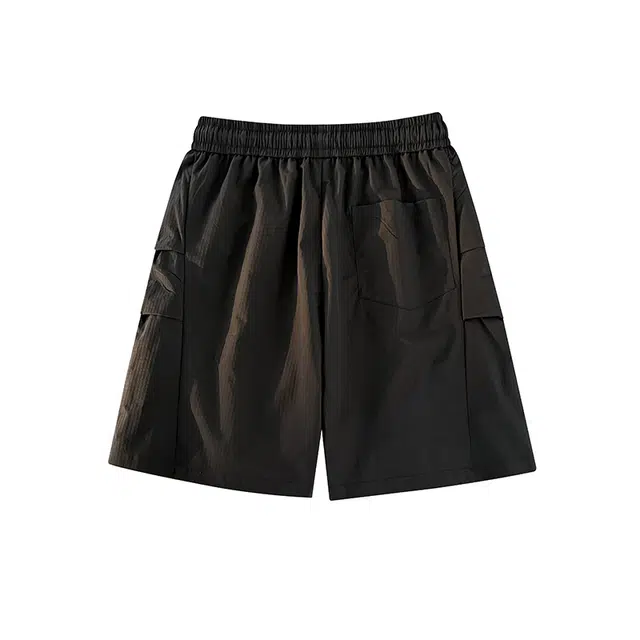 棉基因 美式高街宽松日常五分百搭系带户外篮球少年感薄款运动通勤休闲短裤 男女同款