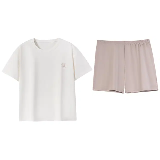 好福份 带胸垫时尚透气面料家居服睡衣套装 女款