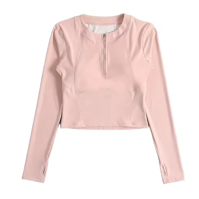 怪力萝莉  带胸垫上衣女高级感健身衣运动普拉提  瑜伽外套