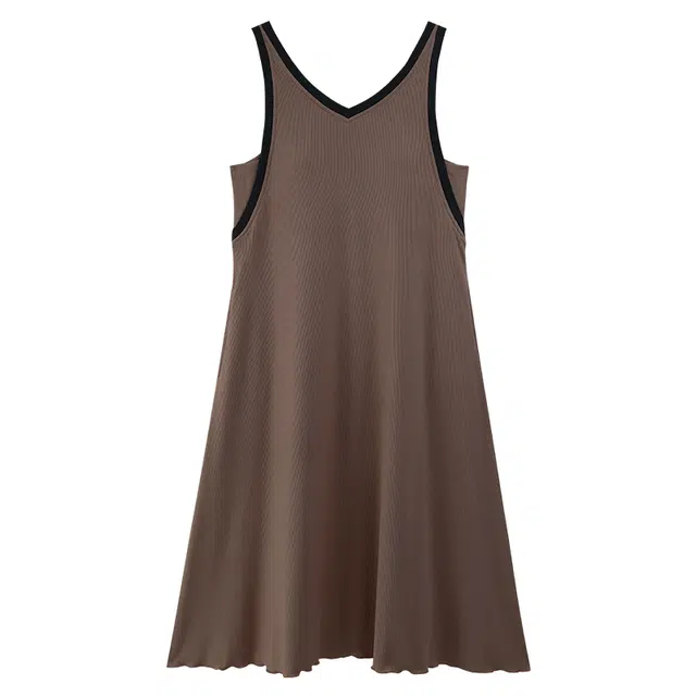 好福份 带胸垫透气舒适无袖家居服夏季睡裙 女款