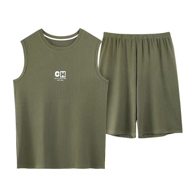 好福份 轻盈透气时尚家居服睡衣套装 男款