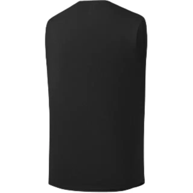 乔丹 字母圆领透气百搭休闲无袖背心 男款 黑色