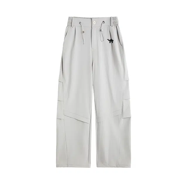 领航骆驼 通勤百搭运动宽松直筒休闲牛仔裤 男女同款