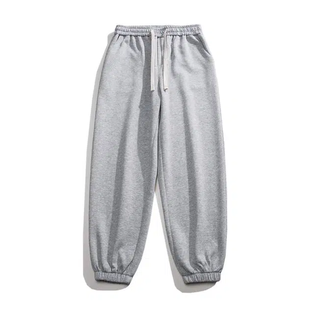 星际者 纯色百搭直筒基础款简约经典出门通勤户外宽松束脚休闲裤 男女同款