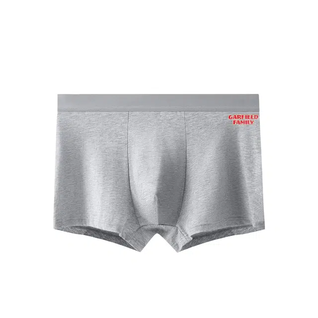加菲猫家族 舒适抗菌平角裤中腰内裤 男款 组合装