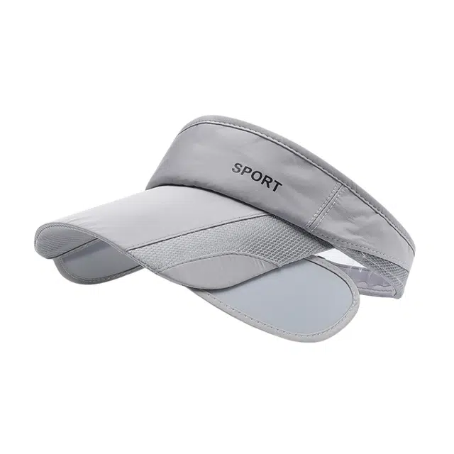 优莲茵 户外休闲运动高尔夫空顶帽 夏季遮阳防紫外线加宽太阳帽 聚酯纤维 防晒帽 男女同款情侣款