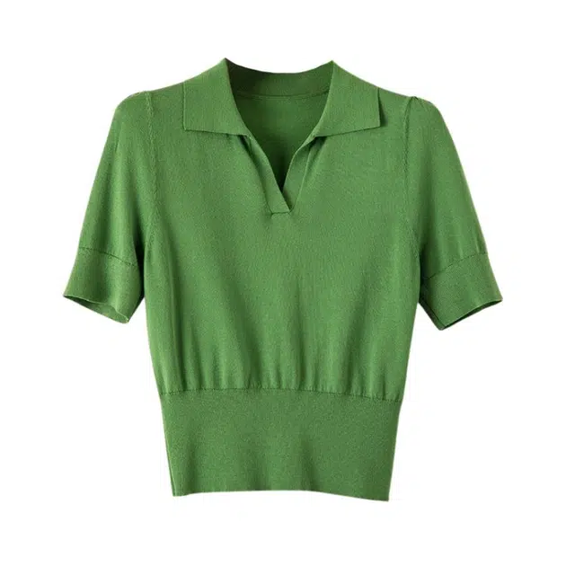 晚白 舒适时尚休闲简约百搭针织衫 女款